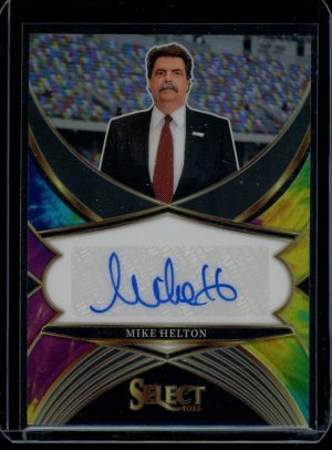 2025 Mike Helton Legendary Signatures Prizm Tie Dye