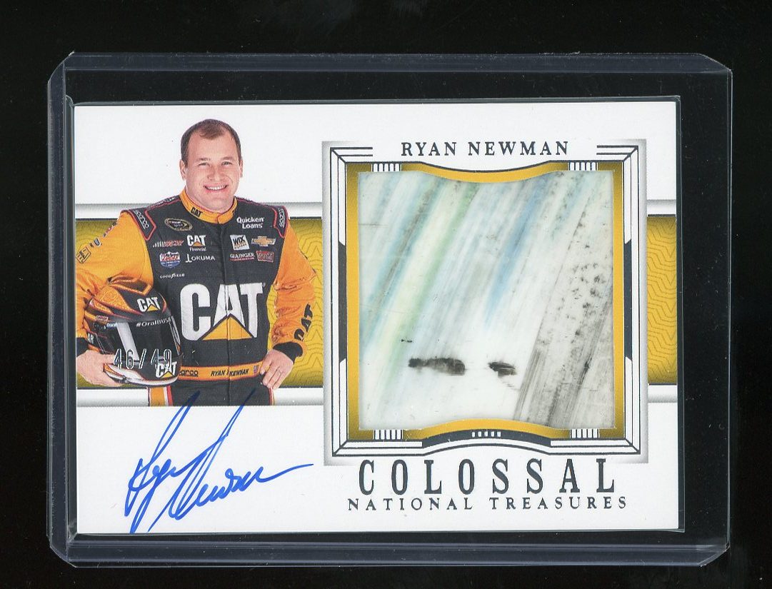 2024 Ryan Newman Colossal Patch Autograph 46/49 National Treasures Racing card