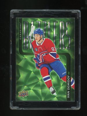 2025-26 Ivan Demidov Green Dazzlers Upper Deck Hockey card
