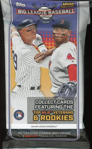 2020 topps big league baseball value pack