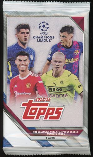 2021-22 Topps UEFA Champions League Soccer Blaster Pack