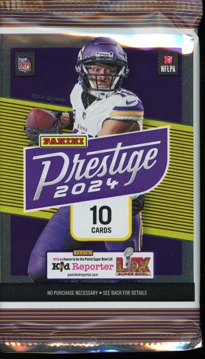 2024 Panini Prestige Football Blaster Box Pack 10 Cards Per Pack