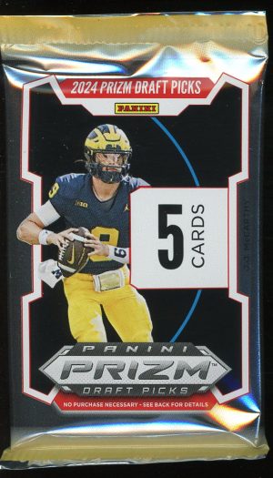 2024 Panini Prizm Draft Picks Football Blaster Box Pack 5 Cards Per Pack