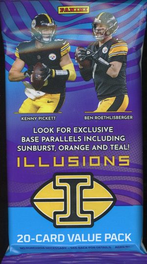 2022 Panini Illusions Football Fat Pack 20 Cards Per Pack