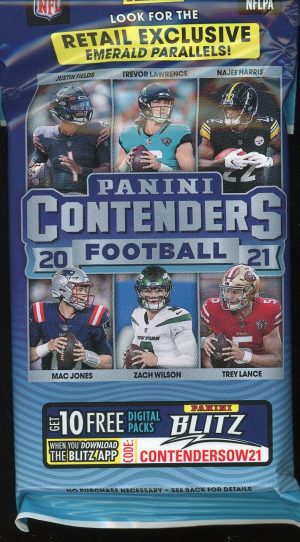 2021 Panini Contenders Football Fat Pack 22 Cards Per Pack
