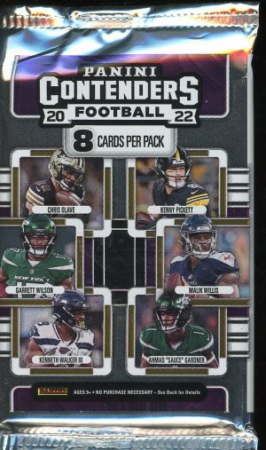 2022 Panini Contenders Football Blaster Box Pack 8 Cards Per Pack