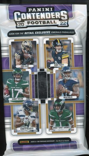2022 Panini Contenders Football Fat Pack 22 Cards Per Pack