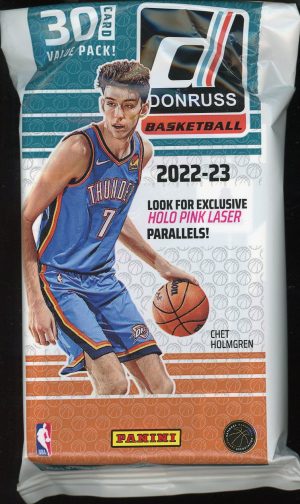 2022-23 Panini Donruss Basketball Fat Pack 30 Cards Per Pack