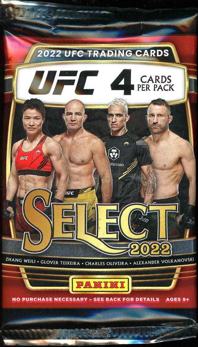 2022 Panini Select UFC Blaster Pack – Rookie Cards, Inserts & Parallels