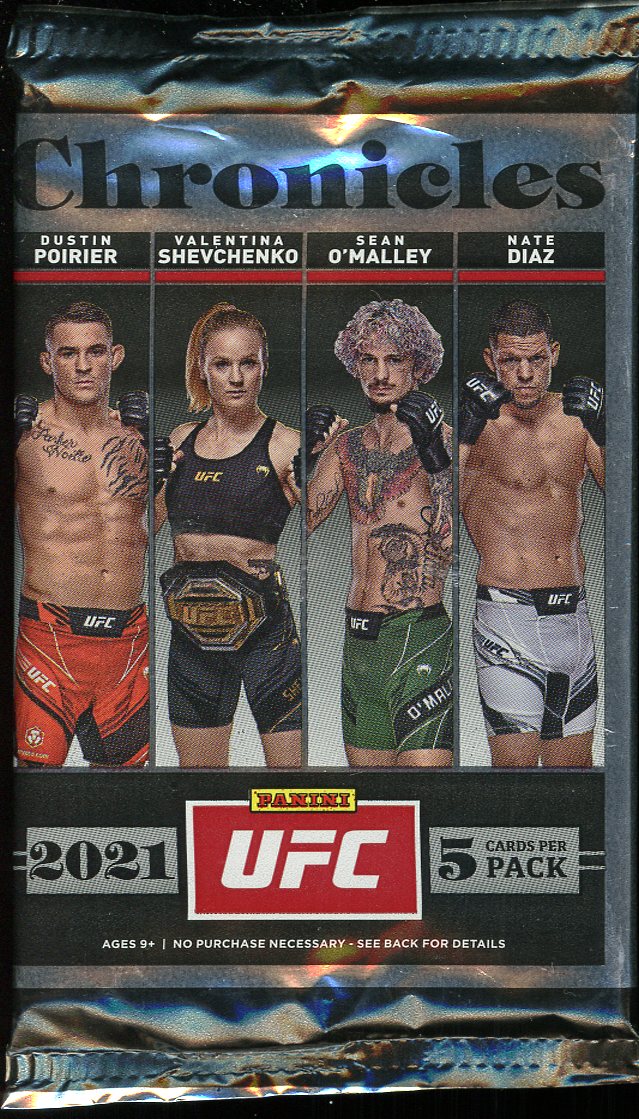 2021 Panini Chronicles UFC Blaster Pack – Rookie Cards, Inserts & Parallels