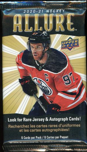 2020-21 Upper Deck Allure Hockey Blaster Pack