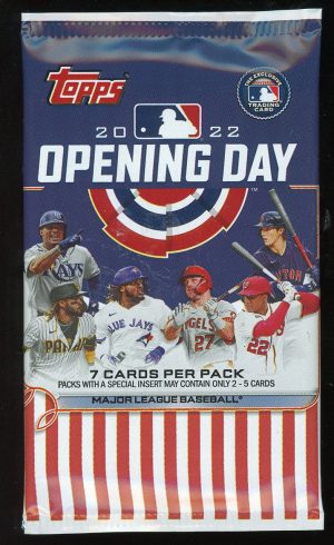 2022 Topps Baseball Opening Day blaster pack