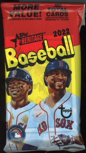 2022 Topps Heritage Baseball Value Pack