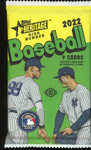 2022 Topps Heritage Baseball High Number Blaster Pack