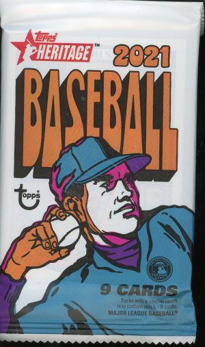 2021 Topps Heritage Baseball Retail Pack