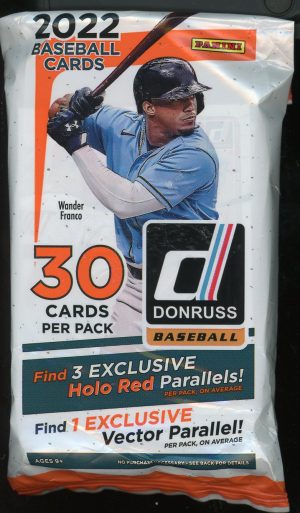 2022 Panini Donruss Baseball Value Pack MLB trading cards rookies inserts parallels