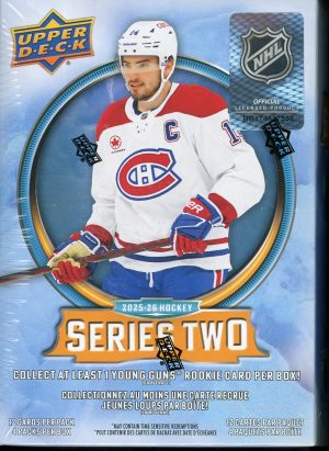 2025-26 Upper Deck Hockey Series 2 Blaster Box Young Guns NHL Trading Cards