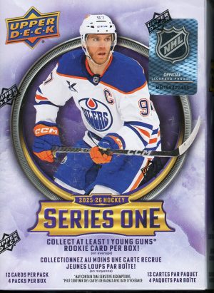2025-26 Upper Deck Hockey Series 1 Blaster Box Young Guns NHL Trading Cards