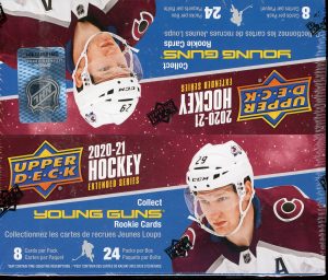 2020-21 Upper Deck Hockey Extended Series Retail Box Young Guns Rookies