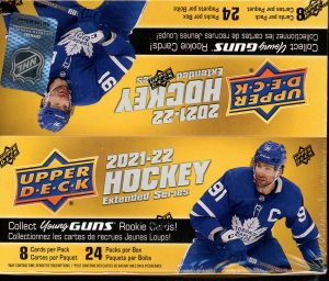 2021-22 Upper Deck Hockey Extended Series Retail Box Young Guns Rookies