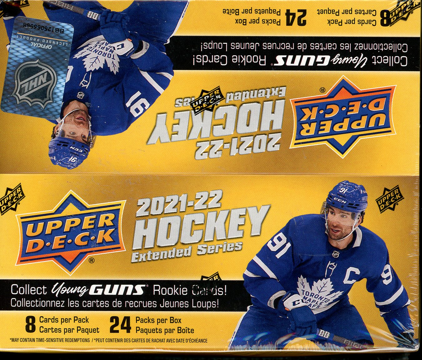 2021-22 Upper Deck Hockey Extended Series Retail Box Young Guns Rookies