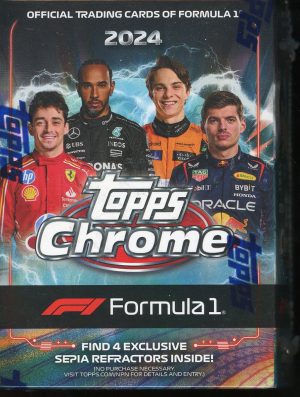 2024 Topps Chrome Formula 1 Racing Blaster Box F1 Rookie Cards Chrome Parallels