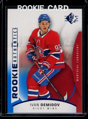 2025-26 Ivan Demidov Blue SP Hockey Upper Deck card