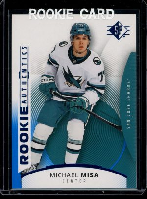 2025-26 Michael Misa SP Blue Hockey Upper Deck Rookie Card