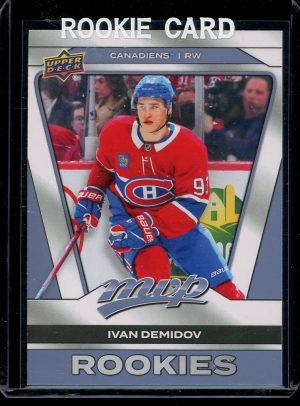 2025-26 Ivan Demidov MVP Rookie Upper Deck Hockey card