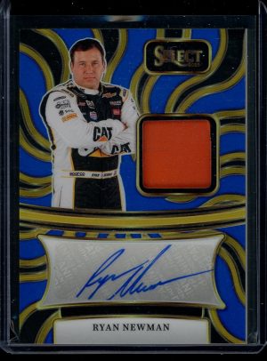 2025 Ryan Newman Autographed Memorabilia Prizm Blue 2/35 Select Racing card