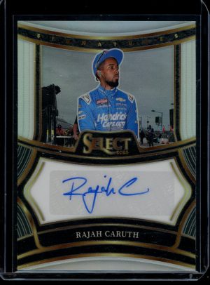 2025 Rajah Caruth Signatures Select Racing autograph card