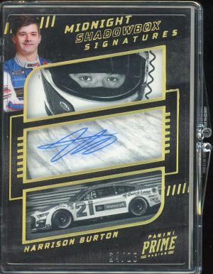 2024 Harrison Burton Midnight Shadowbox Autograph 24/25 National Treasures Racing card