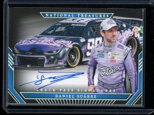2024 Daniel Suarez Autograph 10/25 National Treasures Racing card