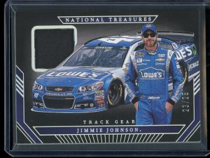 2024 Jimmie Johnson Track Gear Memorabilia 23/25 National Treasures Racing card