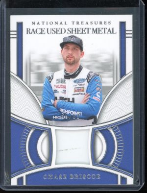 2024 Chase Briscoe Raced Used Sheet Metal 66/99 National Treasures Racing card