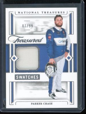 2024 Parker Chase Treasured Swatches 7/99 National Treasures Racing card