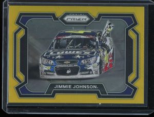 2024 Jimmie Johnson Gold Prizm 7/10 Panini Prizm Racing card
