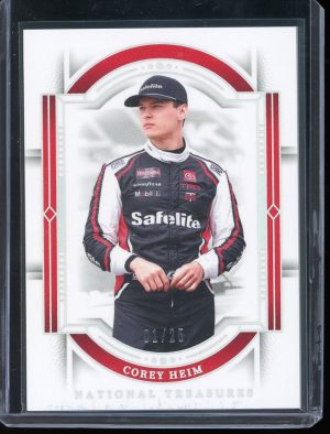 2024 Corey Heim Holo Silver 1/25 National Treasures Racing card