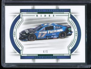 2024 Chris Buescher Rides Green 4/5 National Treasures Racing card