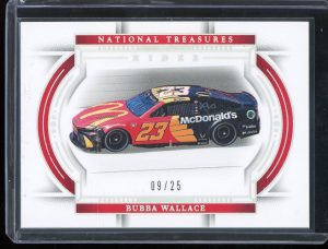 2024 Bubba Wallace Rides Holo Silver 9/25 National Treasures Racing card