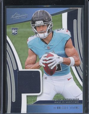 Elic Ayomanor Rookie Materials Card 2025 Absolute Football