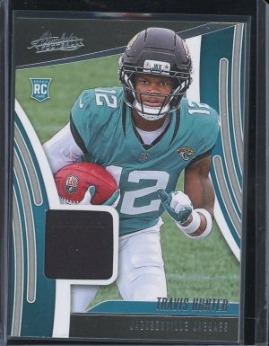 2025 Absolute Rookie Materials Travis Hunter Panini Absolute Football card Jacksonville Jaguars