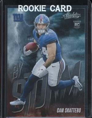 2025 Cam Skattebo Storm Rookie Card Absolute Football New York Giants