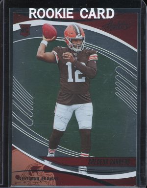 2025 Shedeur Sanders Browns Rookie Card Panini Absolute #177