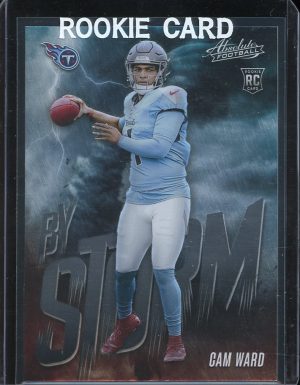 2025 Panini Absolute Football Storm Cam Ward Rookie Card RC #3 Tennessee Titans