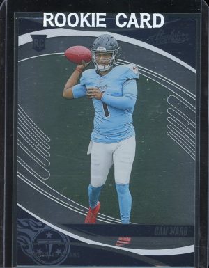 2025 Panini Absolute Football Cam Ward Rookie Card RC #111 Tennessee Titans