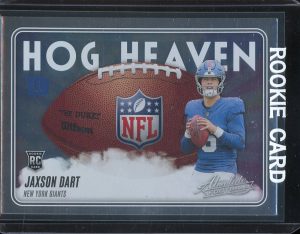 2025 Panini Absolute Football Hog Heaven Jaxson Dart Rookie Card