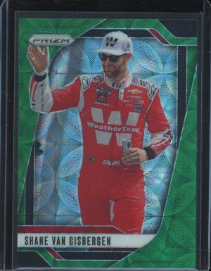 2025 Panini Prizm Racing Shane van Gisbergen Rookie Card RC Green Scope #35 Trackhouse Racing